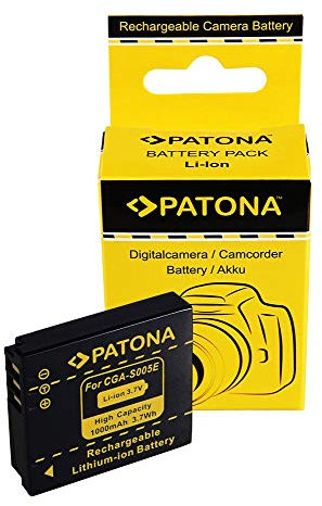 PATONA AKKU LUMIX DMC-FX3 FX07 DMC-FX50 DMC-LX2 CGA-S005 [Elektronik]