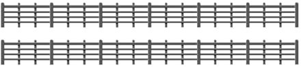 Firetrap Ratio 425 Lineside Fencing, Black HO/OO Gauge Kit