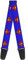 DC Comics Guitar Strap, Superman Shield Blue, 2 Inches Wide