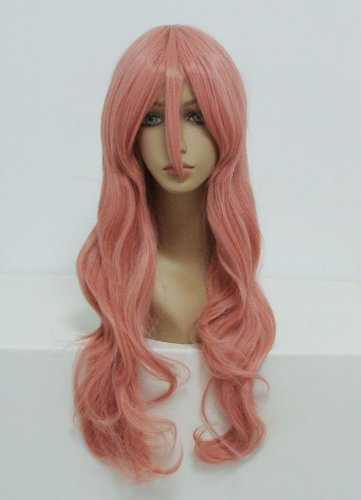 Ladieshair Cosplay Perücke pink 80cm lockig Vocaloid Luka