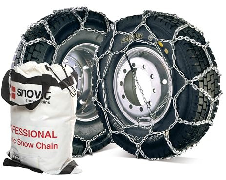 SNOVIT Truck E-3000 Größe 660 Schneekette aus Metall LKW und Bus TÜV und ÖNORM zertifiziert 2er Set