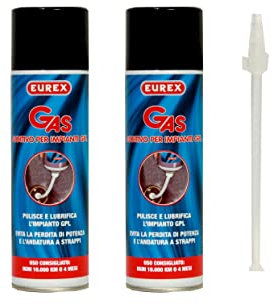 2 BOMBOLETTE PULITORE COMPLETO IMPIANTI AUTO GPL + 1 RACCORDO