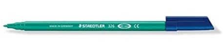 STAEDTLER 326-5 Fasermaler Noris Club, circa 1.0 mm, auswaschbar, 10 Stück im Kartonetui, grün