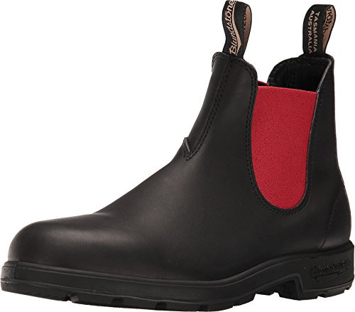 Blundstone Original 500 Series, Stivali Uomo, Voltan Nero/Rosso, 40 EU