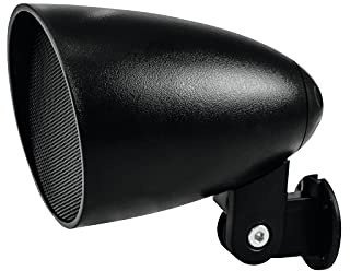 OMNITRONIC PS-2.5WB Projektorlautsprecher, schwarz, 1 Paar | 2 Wetterfeste 2,5-Lautsprecher mit Wandhalterung, 70 W RMS / 8 Ohm