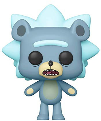 Funko Pop! Animation: Rick Sanchez & Morty - Teddy Rick Sanchez - 1/6 Quote Für Seltene Chase-VarianteASE - (Styles May Vary) - Rick and Morty - Vinyl-Sammelfigur - Geschenkidee - TV Fans
