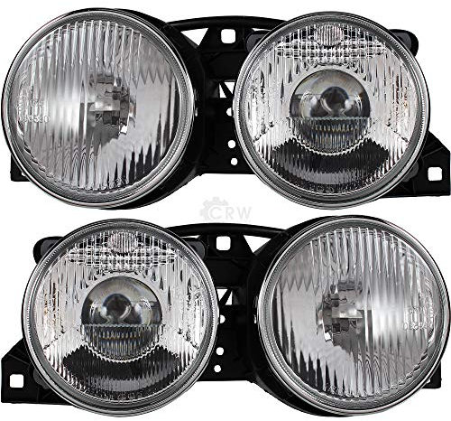 Halogen Scheinwerfer Set 3 E30 Bj. 09/87-01/92 H1