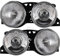 Halogen Scheinwerfer Set 3 E30 Bj. 09/87-01/92 H1