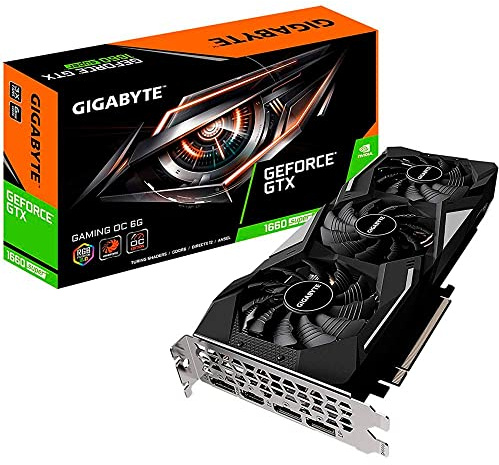 Gigabyte GeForce GTX 1660 Super Gaming OC 6G, 3 ventole Windforce, 6 GB GDDR6 a 192 bit, Gv-N166SGAMING OC-6GD scheda video