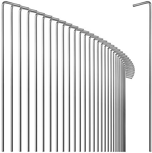 com-four® 36x Zelt-Heringe aus Stahl 23cm x Ø 4mm - Lange und robuste Erdnägel für Camping, Outdoor, Zelten, Angeln und Festivals - ideal für normalen und harten Boden