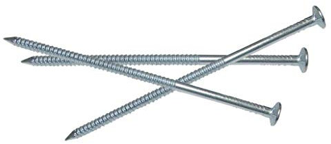 Galvanised Ring Annular Shank Nails Nail Steel Metal High Quality Various Sizes (3.5 x 80mm)
