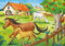 Ravensburger Kinderpuzzle - 05178 Ferien auf dem Pferdehof - Puzzle für Kinder ab 3 Jahren, mit 2x12 Teilen