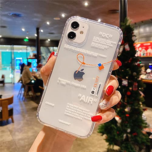 Hot Off Schutzhülle für iPhone 12 Mini 11 X XS Max XR 7 8 6 6S Plus Sneakers in Weiß Label Soft TPU Cover 3 für iPhone XSMax