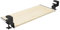 FIX&EASY Tastaturauszug klemmbar mit Tastaturablage 600X300mm fichte kiefer Holz massiv, Tischklemmen höhenverstellbar schwarz, Schienen verzinkt 300mm, Auszug für Tastatur Maus und Laptop Ablage