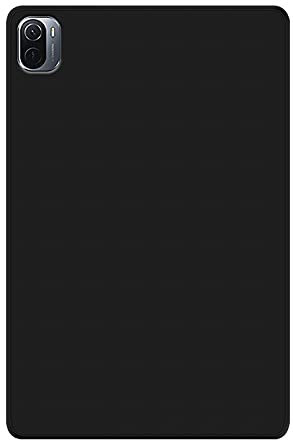 GMUJIAO Funda Compatible con Xiaomi Mi Pad 5,Funda Protectora Ligera a Prueba de Golpes de TPU de Cuero Suave de Silicona-Negro