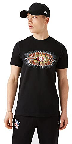 New Era San Francisco 49ers T-Shirt NFL Trikot Jersey American Football Fanshirt Team Logo schwarz - XXL