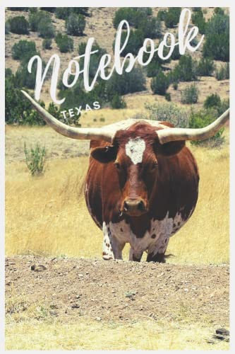 Texas Notebook: This 6x9 Notebook Journal is perfect to jot down those special memories on that epic cross-country trip as you travel through fifty states, two states or even your daily commute.