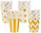BLLREMIPSUR 40pcs Disposable Paper Cups - Suitable for Parties, Weddings, Barbecues, Picnics & DIY Creations