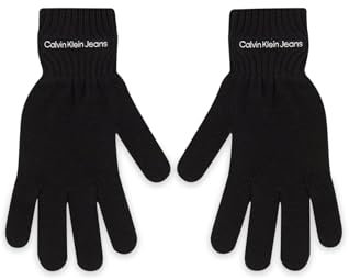 Calvin Klein Jeans Herren INSTITUTIONAL Gloves Handschuhe, Black, OS
