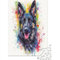 Deutscher Schäferhund Hund Puzzle 1000 Teile Puzzle Für Erwachsene Und Kinder Ab 14 Jahren,Puzzlespiel Erwachsenen Puzzlespiel Puzzel 1000pcs (75x50cm)
