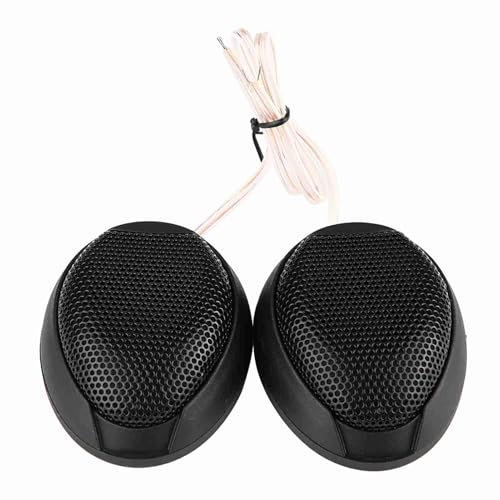 Denash Altavoces Estéreo Compactos para Automóvil, Parlantes para Automóvil, Redondos para Divertirse Al Conducir con Música Reproducir Automóvil La Mayoría de los Modelos (Black)
