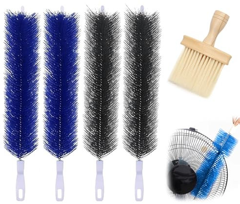 Fan Cleaning Brush, Fan Brush,Flexible Fan Cleaner Brush (Non-disassembly Cleaning) Microfiber Crevice Dust Collector,Bendable Fan Duster for Standing Fan Vent Cleaner,Fan Cleaner Duster