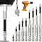 9 Piezas Juego de Brocas Set Destornilladores, Puntas Atornillador Magnetic, High Magnetic Screwdriver Drill Bit Set, Destornilladores Antideslizantes Puntas Phillips para Taladro Eléctrico