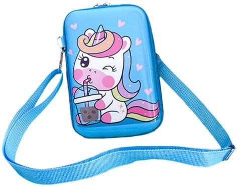 Ipetboom Einhorntasche Cartoon Kindertasche Schultertasche Kleinigkeiten Aufbewahrungstasche Für Mädchen Umhängetasche All Match Tasche Cartoon Schultertasche