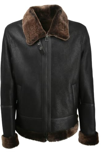 Hollert Lammfelljacke Fliegerjacke Bjorn Herren Winterjacke Felljacke Merino Schaffell