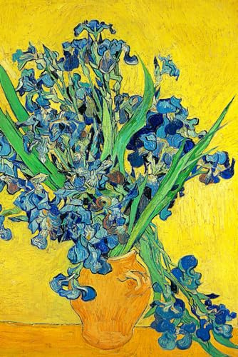 PASSWORD BOOK Vincent Van Gogh Vase with Irises Against a Yellow Background: A-Z Alphabetical Tabs, Keep Track of Usernames, Passwords, Web Addresses, ... Password Organizer, Logbook, 6 x 9 inches