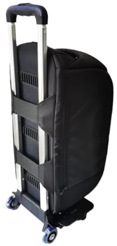 Kameratasche, Umhängetasche, Multifunktions-Kameratasche, Fotografie-Rucksack, professioneller tragbarer Trolley(Black Trolley Bag)
