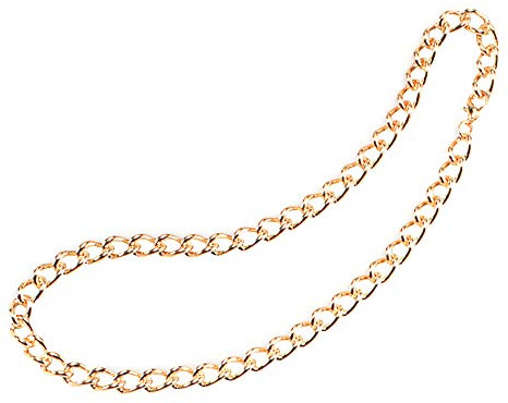 Bristol Novelty BA552 Heavy Duty Chain, Gold, One Size