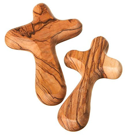 Olivenholz von Hand Kreuze (2)