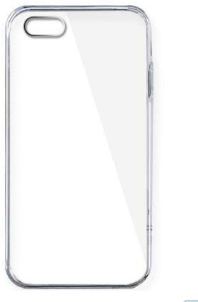 Plain TPU Rubber Case Cover for Apple iPhone 4/4s - Non-Retail Packaging - Clear