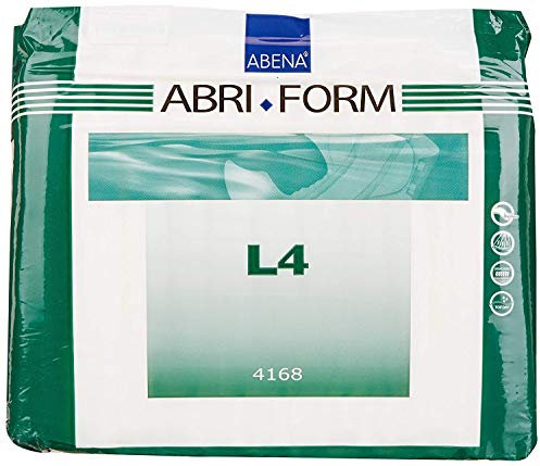 Abena Abri-Form Komfort-Slip mit Kunststoffrückseite, Stufe 4, Größe L, 12 Stück