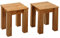Krok Wood 2X Hocker aus Massivholz 35x35x45 cm (Bonn Buche)