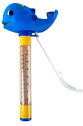 well2wellness® Poolthermometer Schwimmbad Thermometer Walfisch