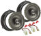 tomzz Audio 4003-005 TA16.5-Pro Lautsprecher Einbau-Set kompatibel mit Audi A4 A5 A6 Q3 Q5 Q7 Tür hinten 165mm Koaxial System