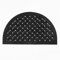MUD STOPPER | Rubber Lattice Door Mat | Durable Outdoor Entrance Mat | Non-Slip Waterproof Doormat for Outdoor Use | Efficient Dirt Scraper | 45 x 75cm Half-Moon