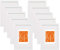 WOLTU Bilderrahmen 10x15 cm, Fotorahmen zum vertikalen oder horizontalen Aufhängen/Aufstellen, Holzrahmen mit Passepartout, Set of 10 Posterrahmen Collage Wanddeko, Weiß