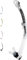 Cressi Unisex-Adult Corfu Snorkel Schnorchel, Transparent/Silber/Schwarz, ONE Size