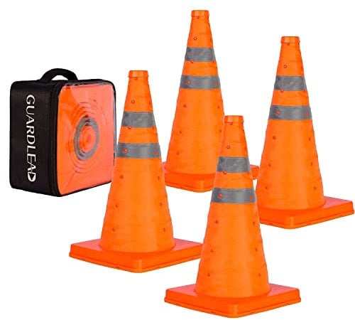 Faltkegel Warnkegel/Verkehrskegel/Verkehrskegelschild/Faltbar Warnkegel Sicherheitspilone Sicherheitskegel Mehrzweck-Popup-Reflektierender Sicherheitskegel