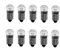 E10 12V DC Glühlampe Glühbirne Miniatur Schraubfuß