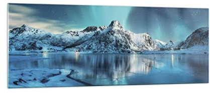 ARTTOR Glasbild 140x50cm Wandbild Glasdruck Landschaften Natur - 4196