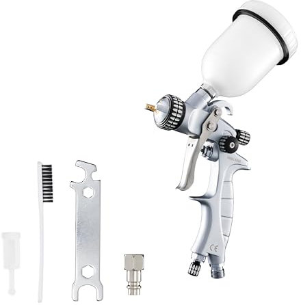 BenBow Pistola a spruzzo per verniciatura PK60 Mini ugello da 1,2 mm Qualiti professionale - Pistola a spruzzo Pistola a spruzzo per verniciatura per tutti gli usi