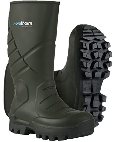 Kerbl Sicherheitsstiefel Noratherm S5, Extrem Leicht, Kälteisolierend bis -50 Grad, Schwarz Unisex 41