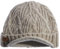 Coal Yukon Wintermütze mit Zopfmuster und Krempe aus Wolle, natur, Einheitsgr��e