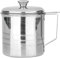 TIENDA EURASIA - Grasera Con Filtro de Malla Fina, ø10 cm, 800 ml de Capacidad, Acero Inoxidable, Vaso Con Filtro Para Aceite Usado, Colador