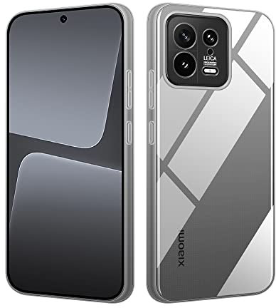 HS Products HSP Hülle für Xiaomi 13 [Staubabweisend] Handyhülle | Premium TPU Silikon Case Schutzhülle | Kratzfest Stoßfest Fallschutz | Kameraschutz Displayschutz | Exakt Durchsichtig | Transparent