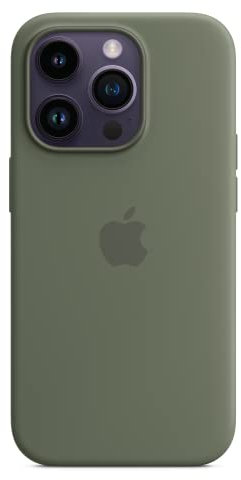Apple iPhone 14 Pro Silicone Case with MagSafe - Olive ​​​​​​​